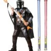 Star Wars Costume Deluxe Child - The Mandalorian - WITH X2 FREE LIGHTSABERS