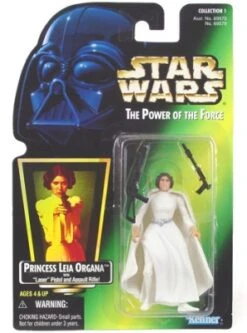 Star Wars Action Figure - Princess Leia Organa With Laser Pistol And Assault Rifle