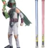 Star Wars Costume Basic Child - Boba Fett - WITH X2 FREE LIGHTSABERS
