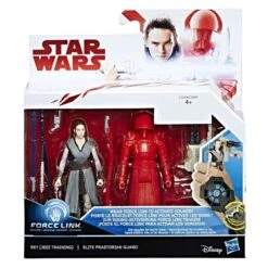 Star Wars Action Figure - Rey (Jedi Training) And Elite Praetorian Guard - The Last Jedi