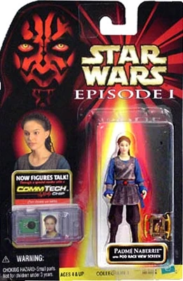 Star Wars Action Figure - Padme Naberrie With Pod Race View Screen - Episode 1 - With CommTech Chip 1 Star Wars Action Figure - Padme Naberrie With Pod Race View Screen - Episode 1 - With CommTech Chip