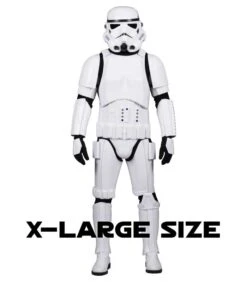 Star Wars Stormtrooper Costume Armour Fully Strapped With Soft Parts - XL EXTENDED SIZE