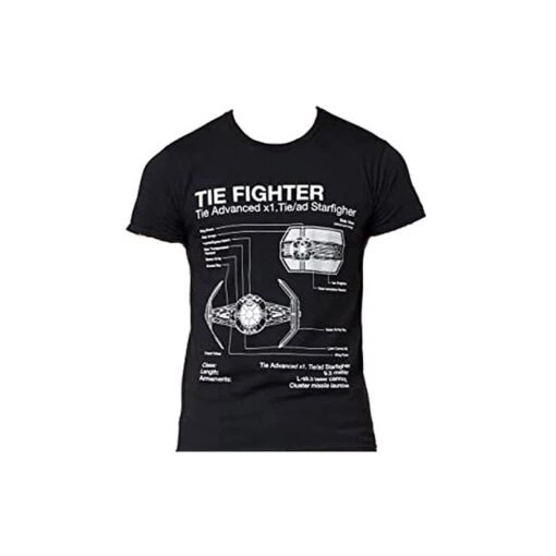 Star Wars Shirts - Tie Fighter Blueprint