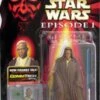 Star Wars Action Figure - Mace Windu With Lightsaber And Jedi Cloak - Episode 1 - With CommTech Chip