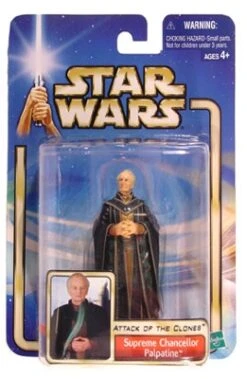 Star Wars Action Figures - Supreme Chancellor Palpatine - Attack Of The Clones - Saga Collection