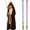 Star Wars Costume Basic Child - Jedi Robe ONLY - WITH X2 FREE LIGHTSABERS