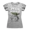 Star Wars T-Shirts - Mandalorian Child Sketch (Womens)