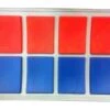Star Wars Imperial Officer Ranking Bar - Red And Blue X 4 - Major