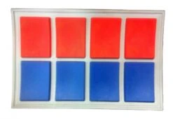 Star Wars Imperial Officer Ranking Bar - Red And Blue X 4 - Major