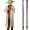 Star Wars Costume Basic Child - Yoda - WITH X2 FREE LIGHTSABERS