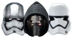 Star Wars MASKS - Character Mask Party Pack 9 - 1 X First Order Stormtrooper - 1 X Kylo Ren - 1 X Captain Phasma