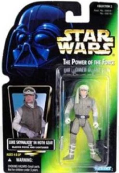 Star Wars Action Figure - Luke Skywalker In Hoth Gear With Blaster Pistol And Lightsaber